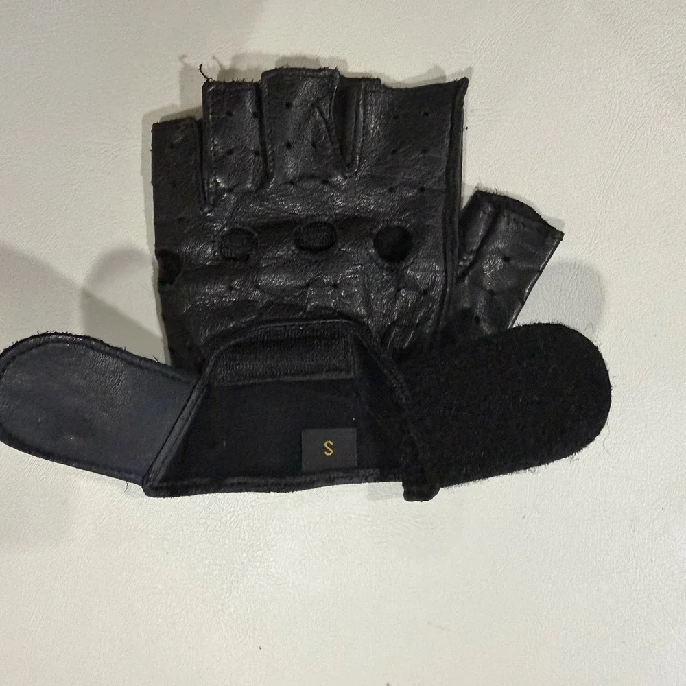 Harley-Davidson Women's Small Black Leather Fingerless Left Glove Replacement